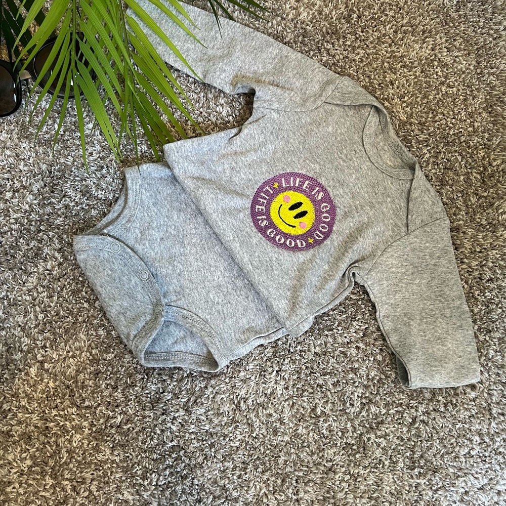 Life is Good Gray Kids Shirt